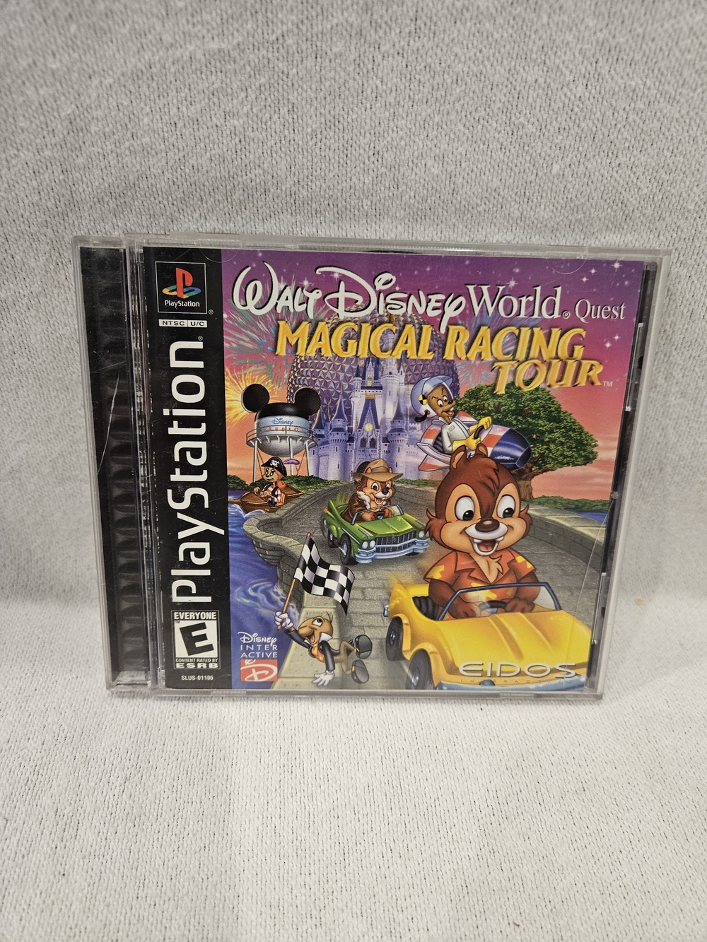 Walt Disney World Magical Racing Tour Playstation 1 PS1 Jewel Case Damaged